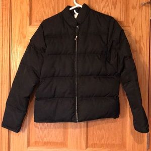 Down jacket.  Lining has a tear that was stitched